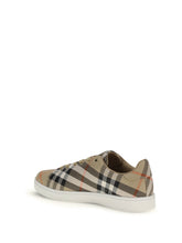 BURBERRY 36 check canvas set sneakers