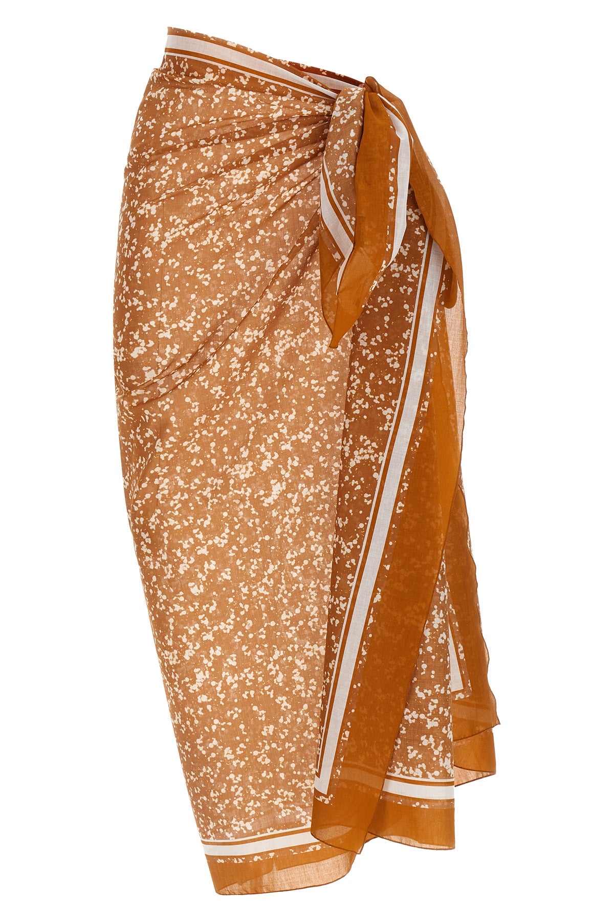 patterned cotton skirt