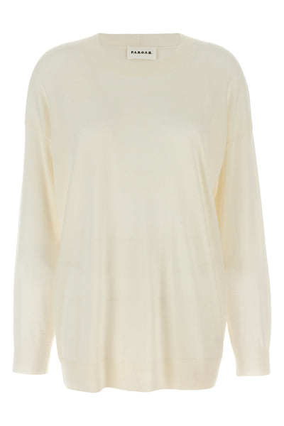 wool blend crewneck sweater