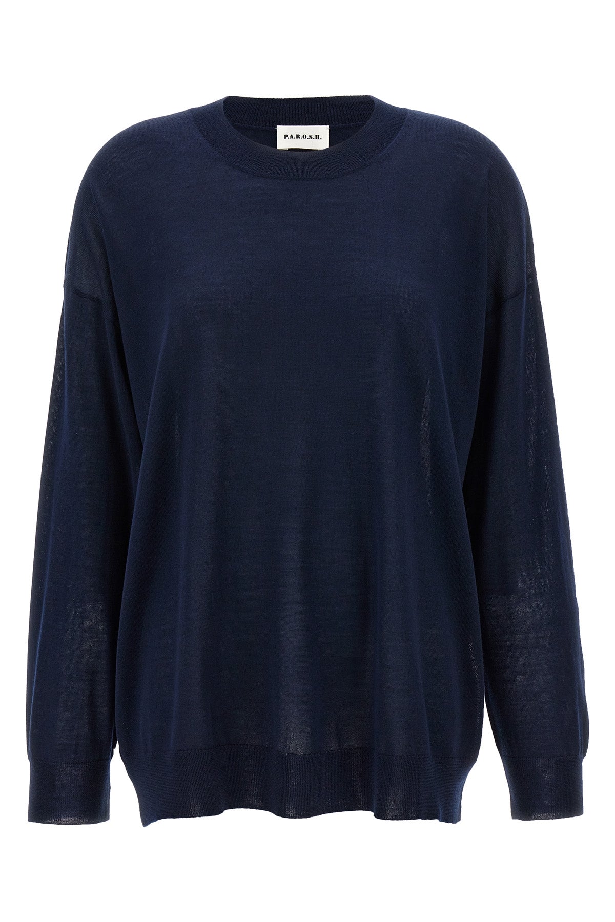 crew-neck sweater in wool blend