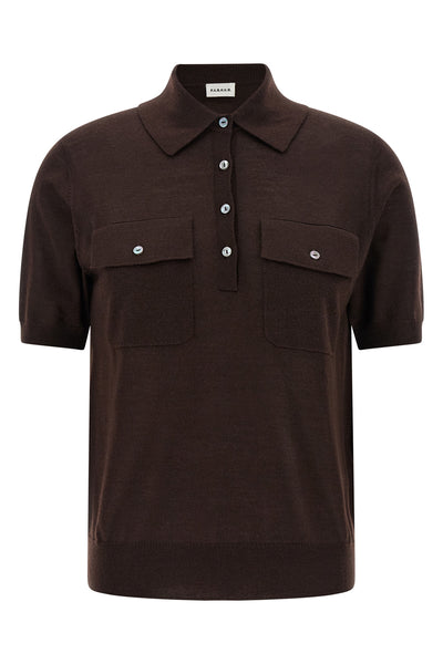 linfa26 polo shirt in wool