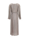 long sequin cardigan dress