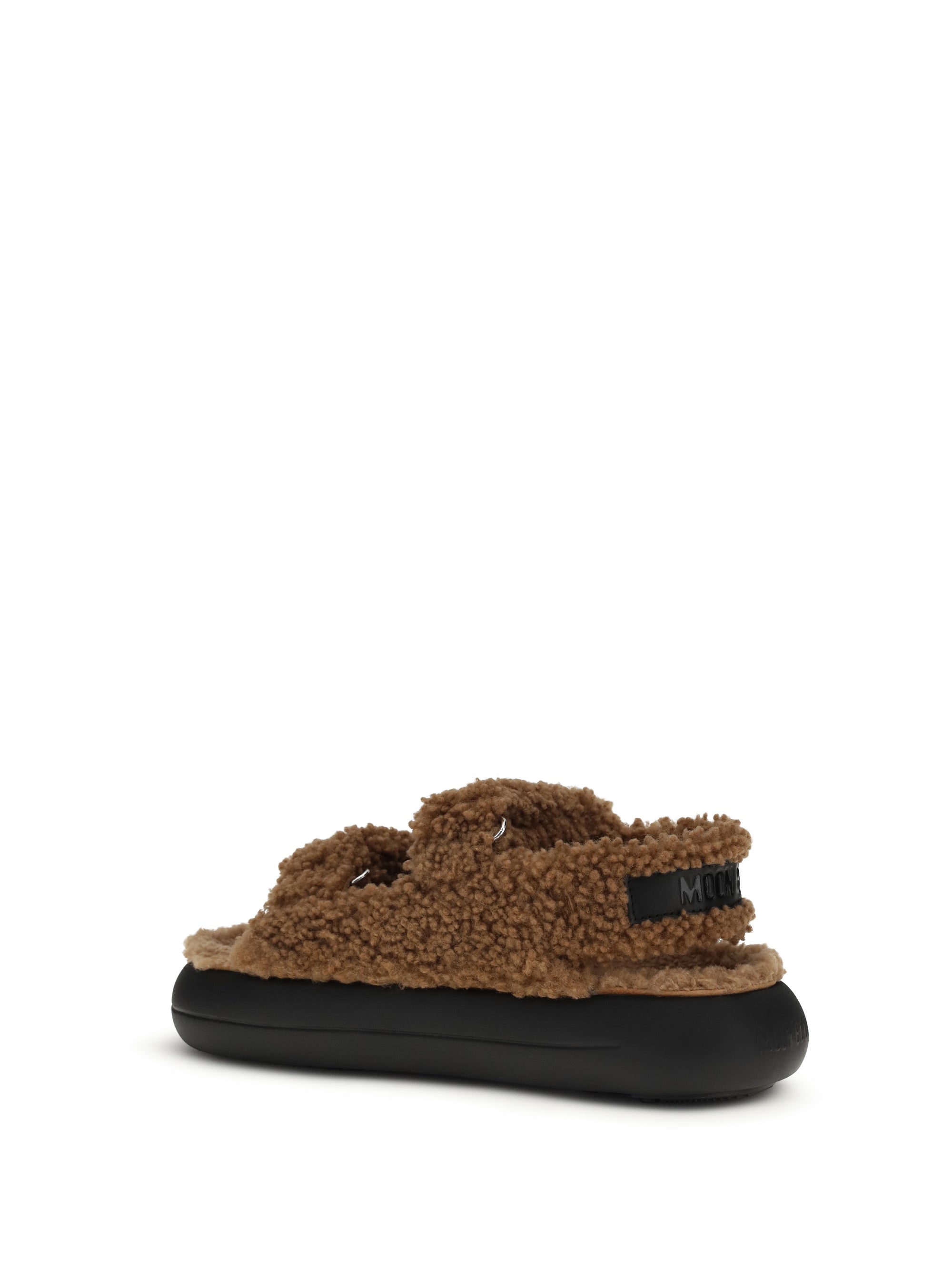 the fur-lined sandals