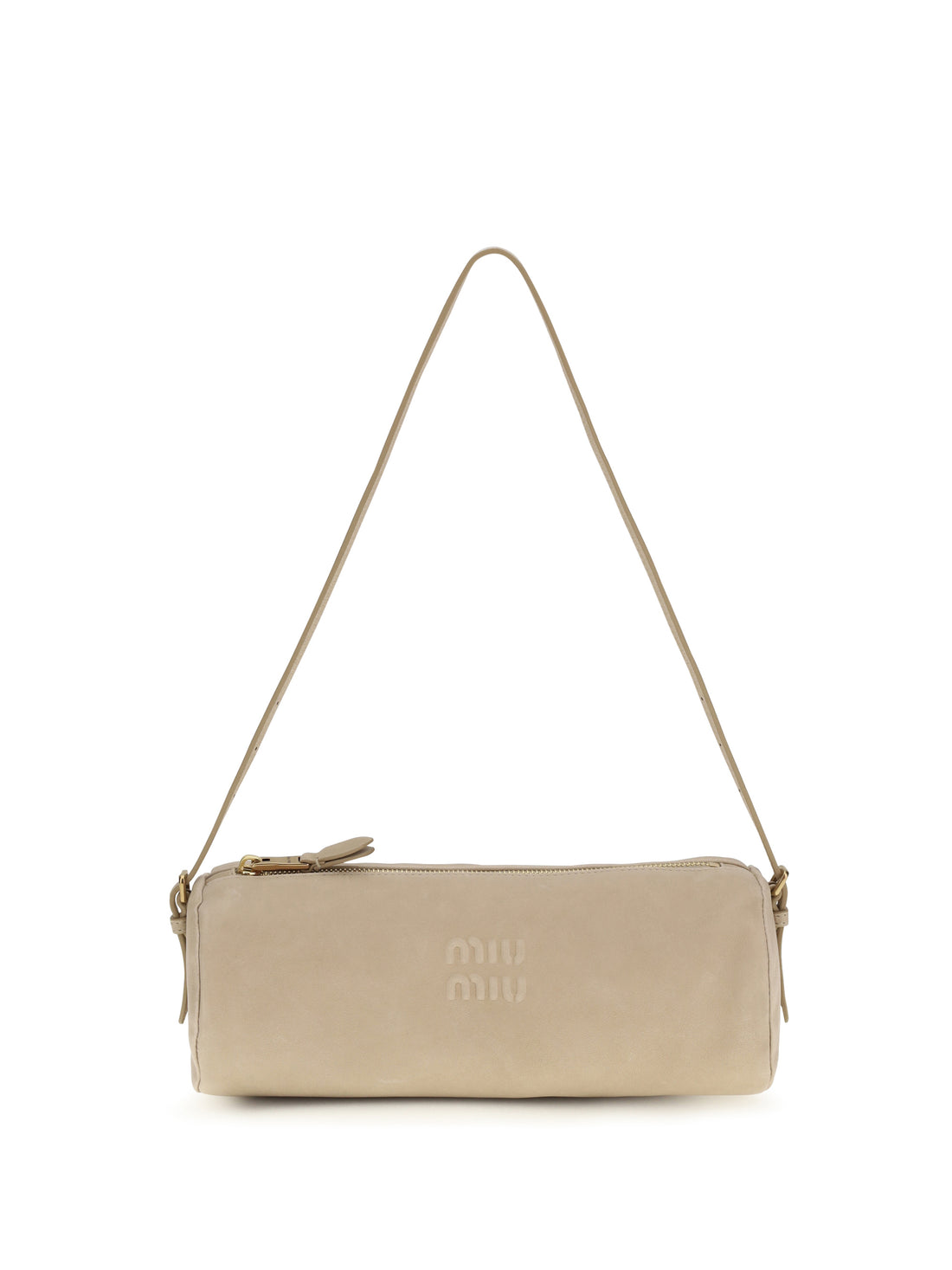 MIU MIU OS leather clutch bag