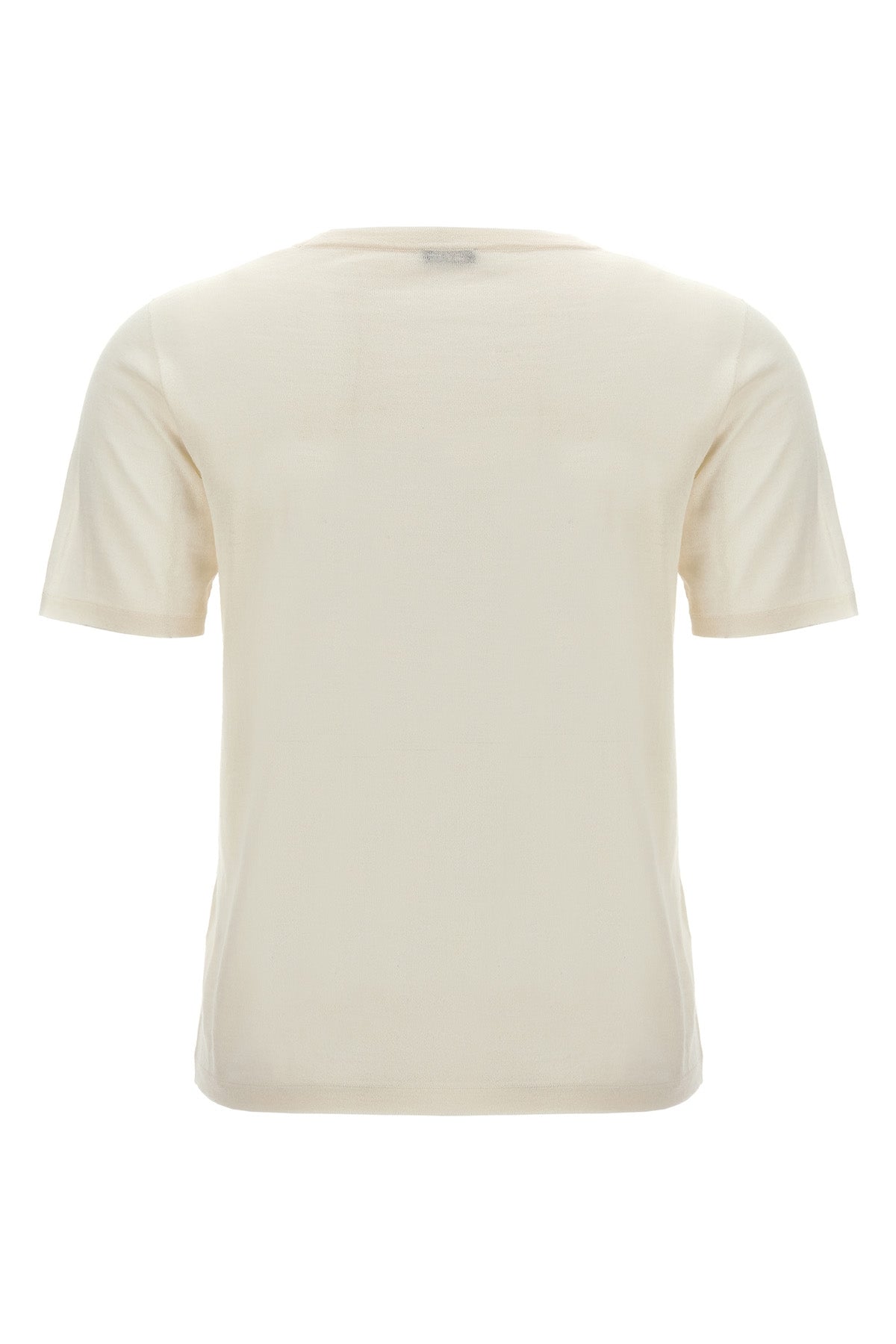 cashmere and silk crew neck t-shirt