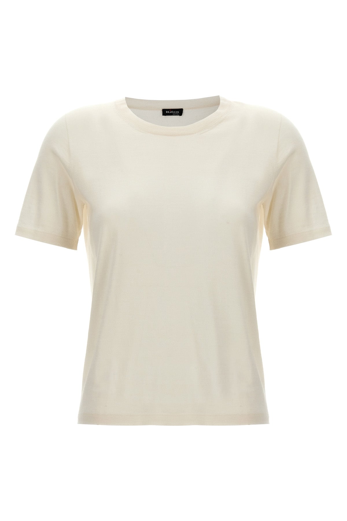 cashmere and silk crew neck t-shirt