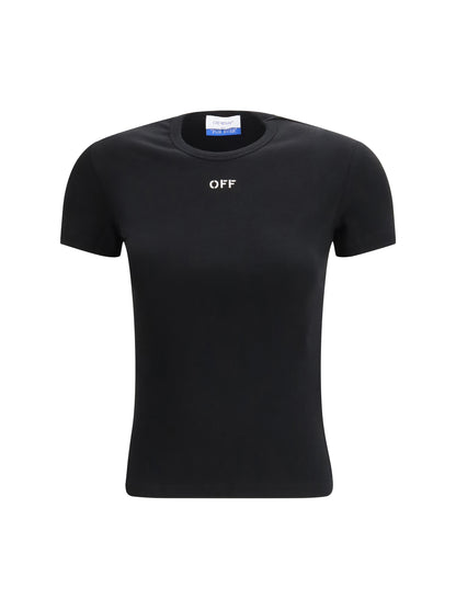 OFF-WHITE 38 off stamp rib basic t-shirt 