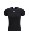 off stamp rib basic t-shirt