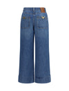 logo detail jeans