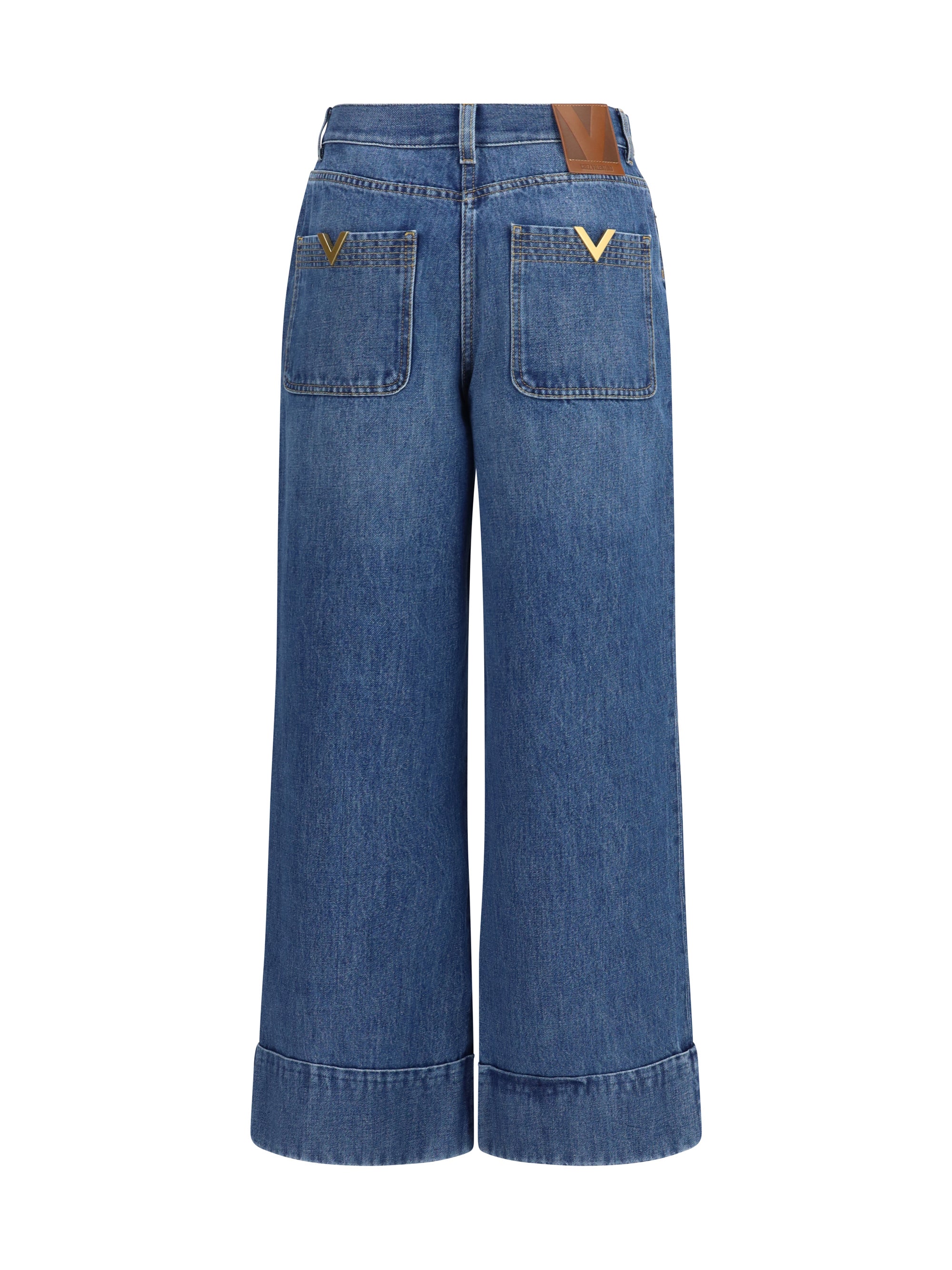 logo detail jeans