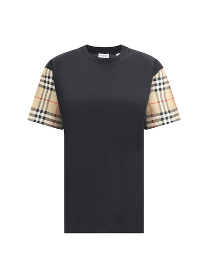 BURBERRY S check archive sleeve t-shirt