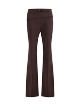MAX MARA SPORTMAX 38 slim trousers with asymmetric belt