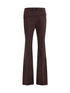 MAX MARA SPORTMAX 38 slim trousers with asymmetric belt