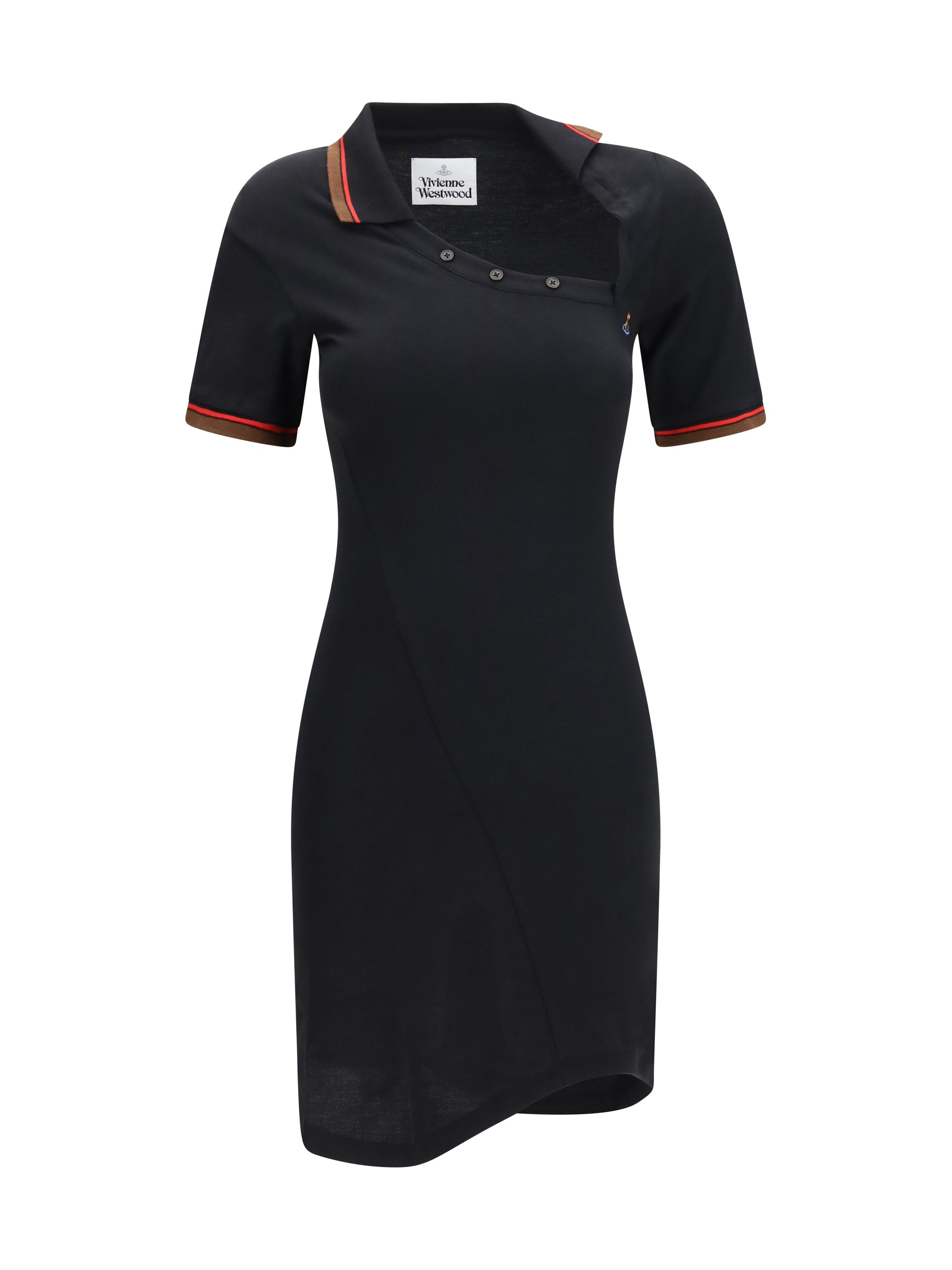 glory cotton piqué polo dress