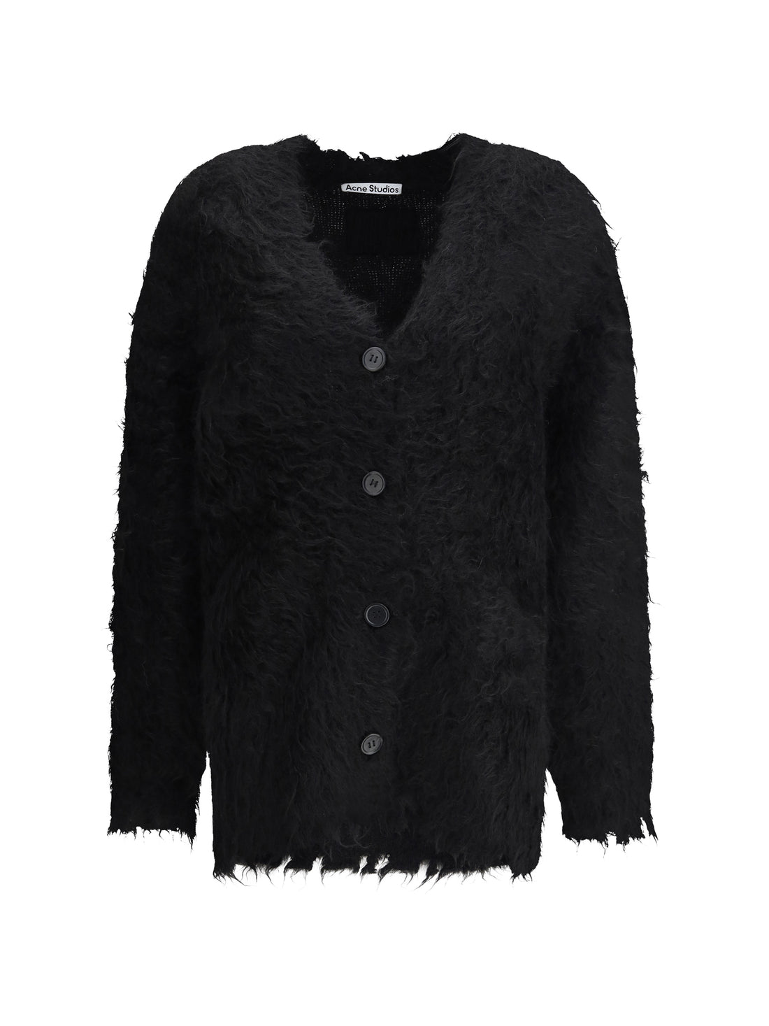 ACNE STUDIOS S-M oversized cardigan in mohair-wool blend