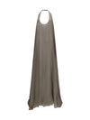 haltar silk georgette dress