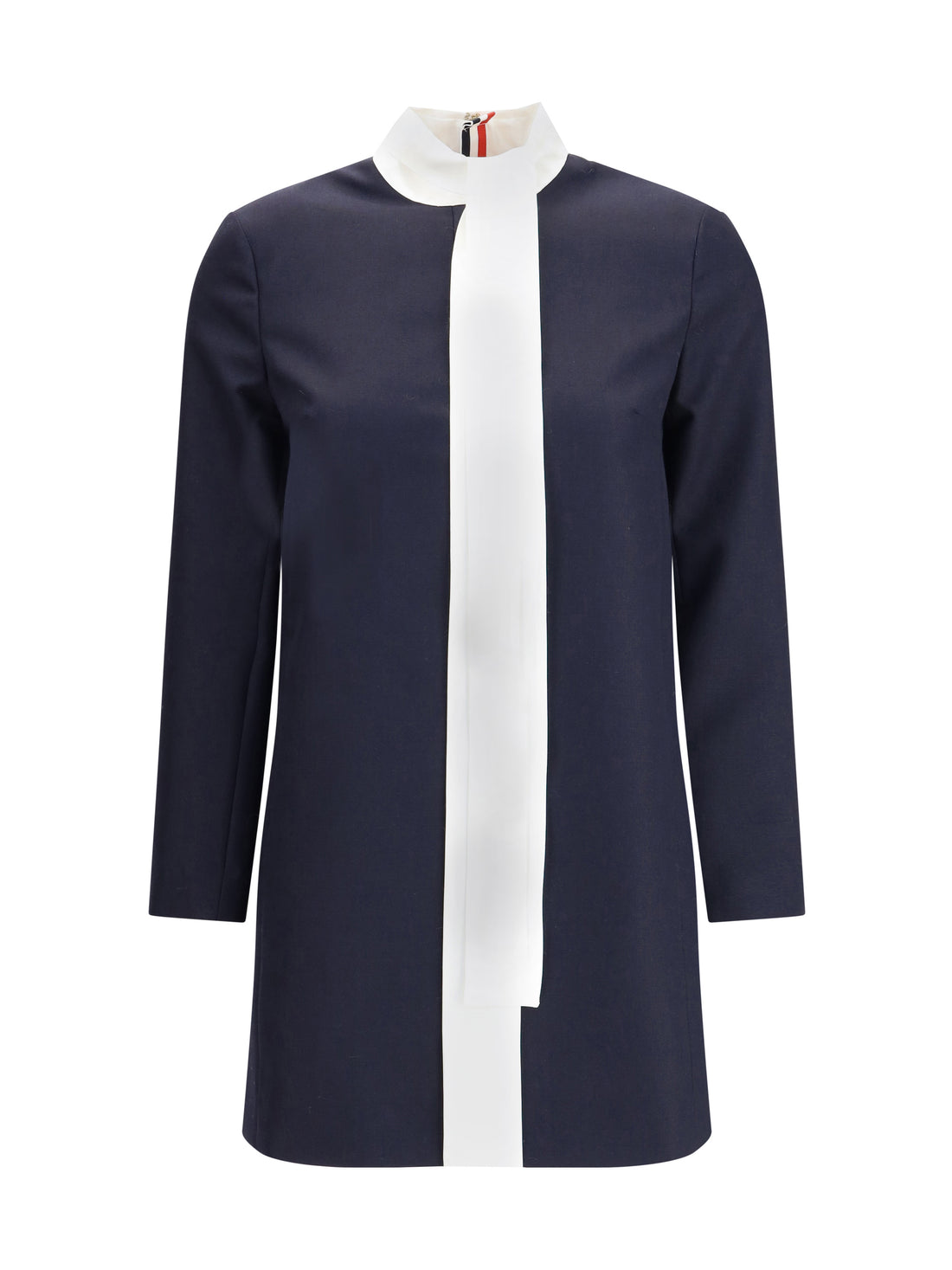 THOM BROWNE 40 high wool suiting shift dress