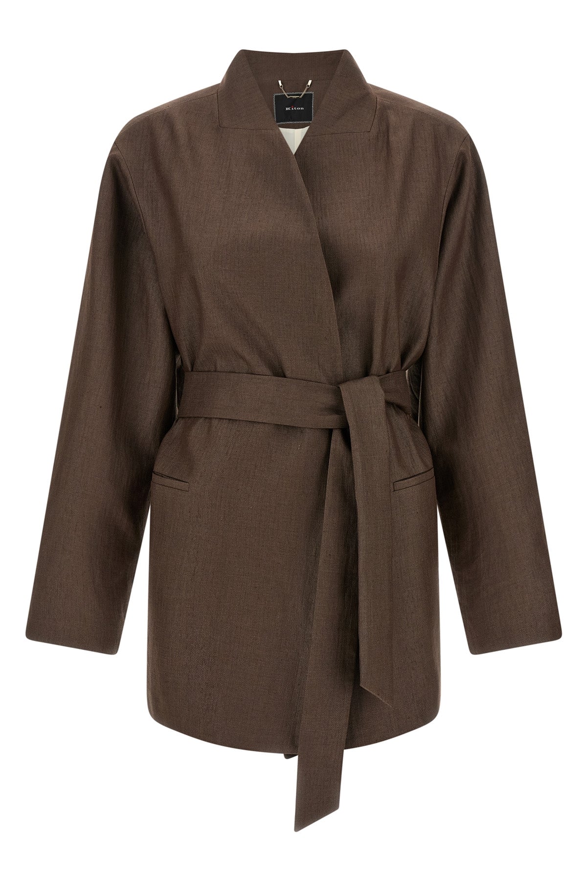 linen blend blazer