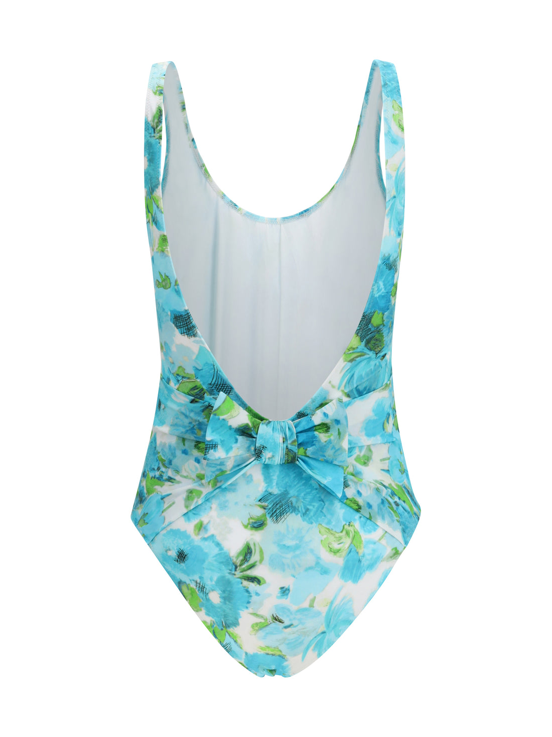CHLOÉ 40 aquatic flowers print one-piece swimsuit