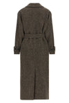 the kiton coat redefines the codes of outerwear through a deconstructed robe sil