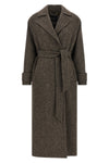 the kiton coat redefines the codes of outerwear through a deconstructed robe sil