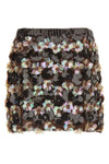 gym fabric miniskirt