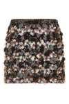 gym fabric miniskirt