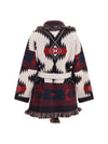 icon jacquard cardigan