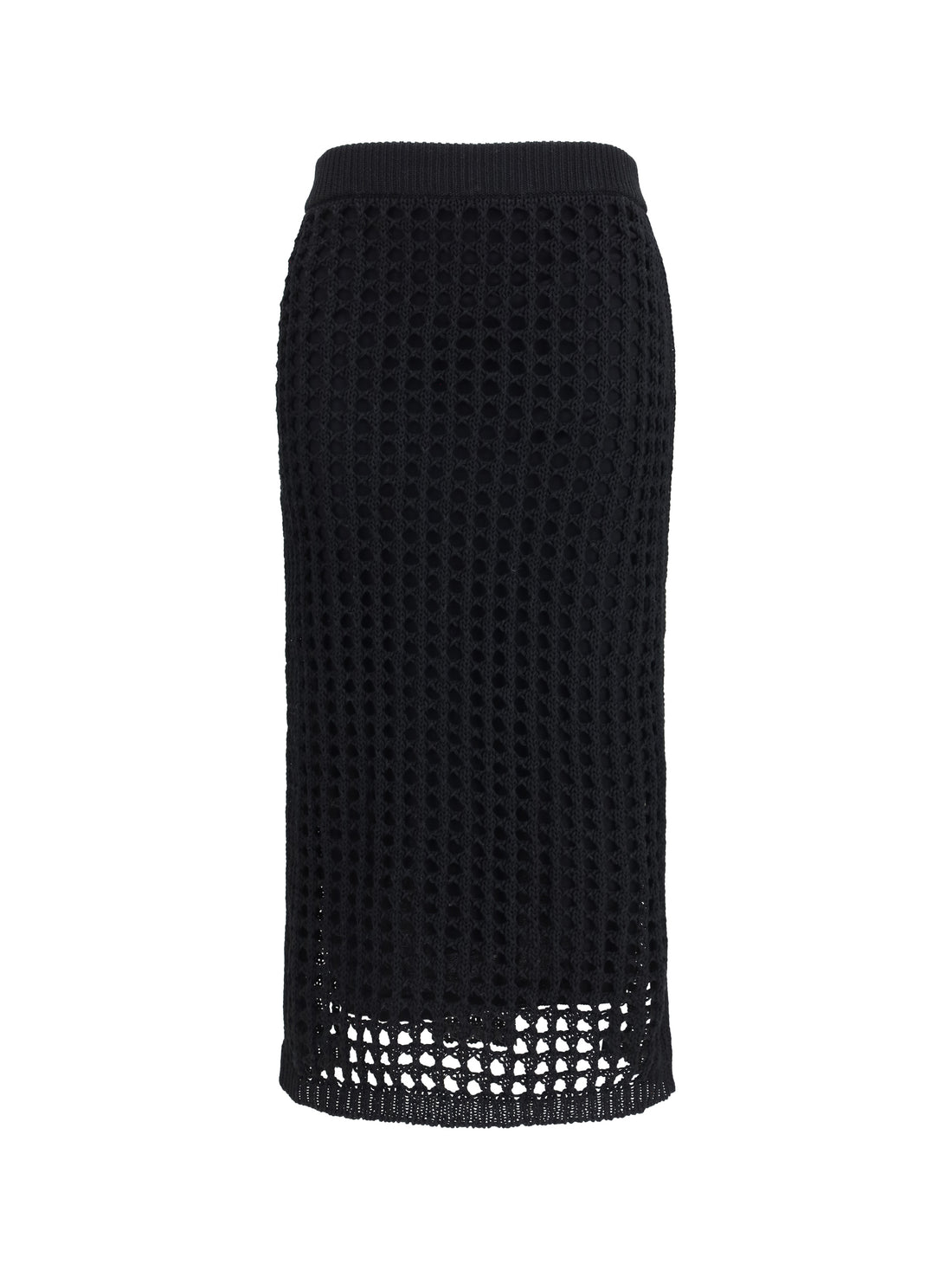MAX MARA PURE L cotton mesh skirt