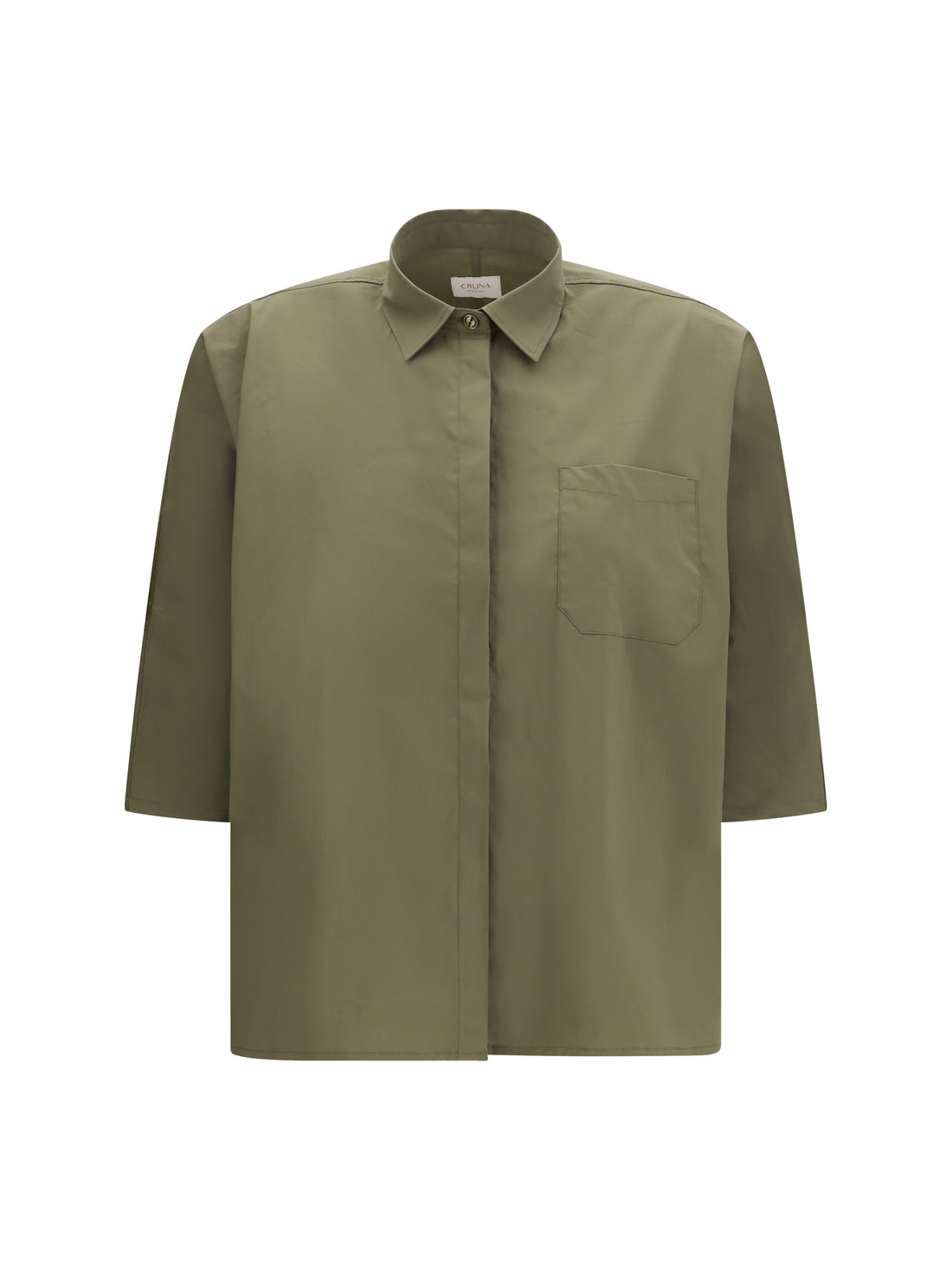 CRUNA 38 3/4 sleeve crop shirt