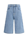 denim shorts