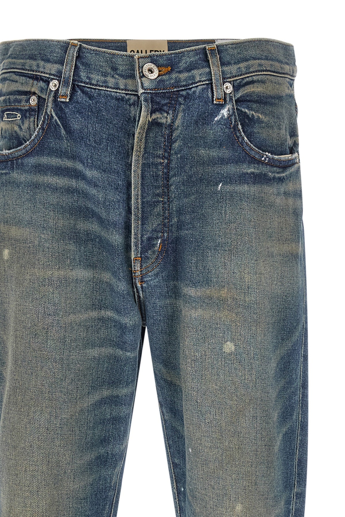 dagger bootcut stonewashed cotton denim jeans