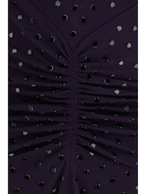 ALAIA 36 draped jersey maxi dress