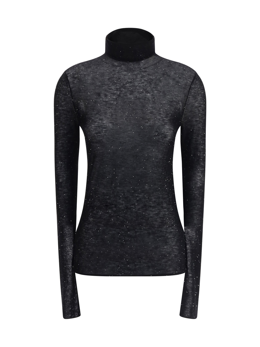 PINKO M long-sleeved turtleneck top