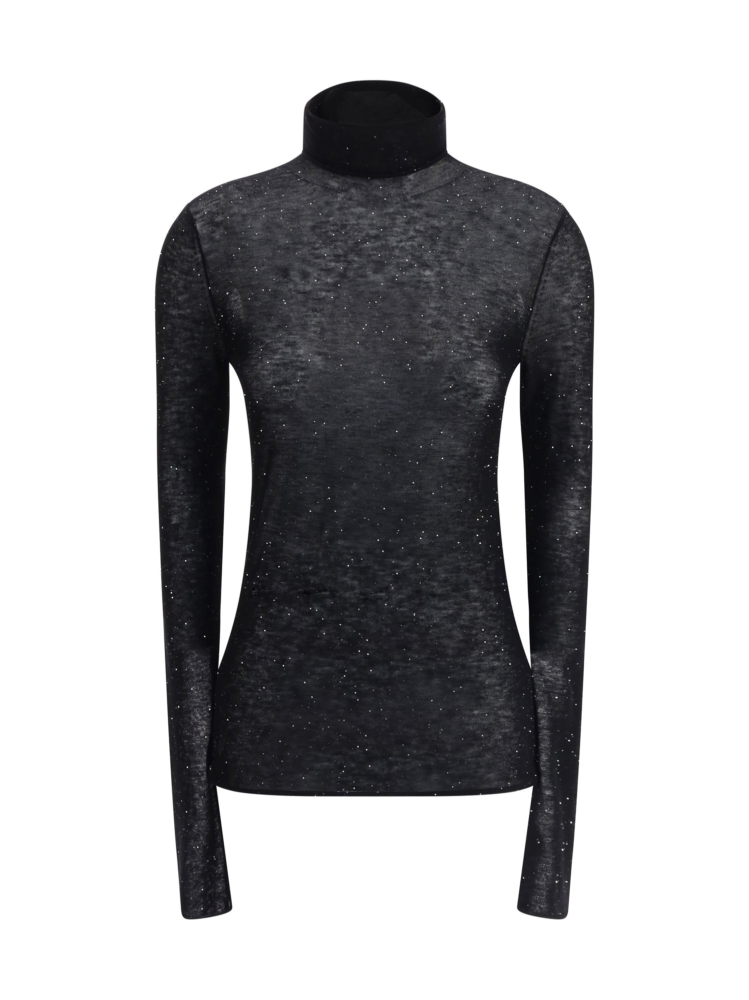 PINKO M long-sleeved turtleneck top