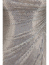 sequins draped dress