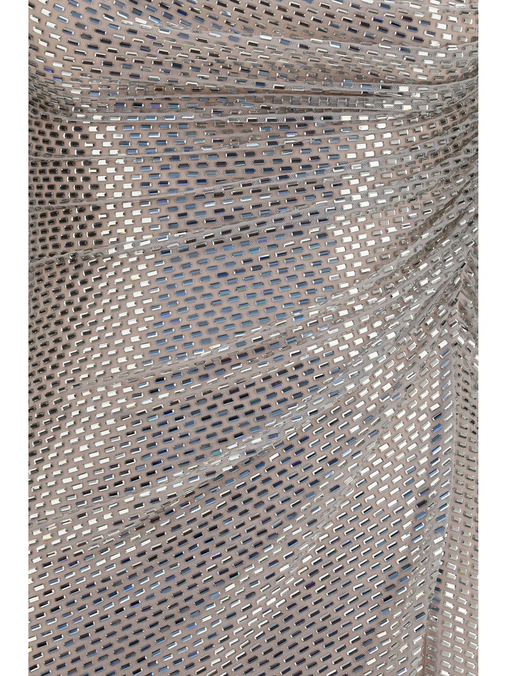 sequins draped dress