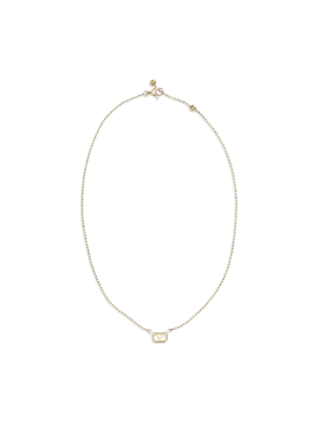 VALENTINO GARAVANI OS ovalette necklace with swarovski crystals