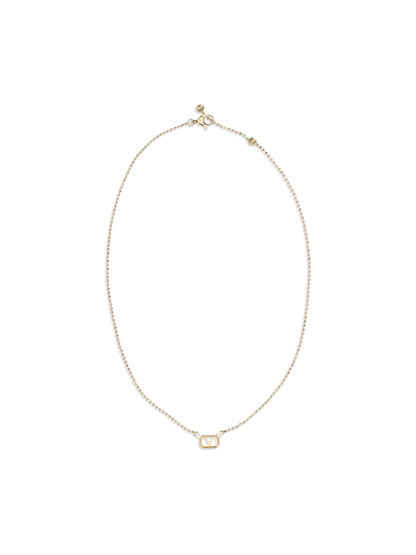 VALENTINO GARAVANI OS ovalette necklace with swarovski crystals