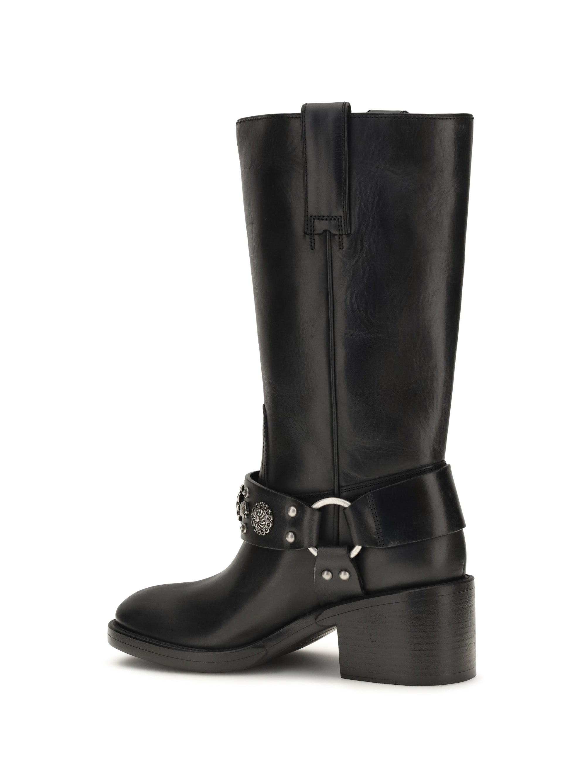 dakota buckle knee-high boots