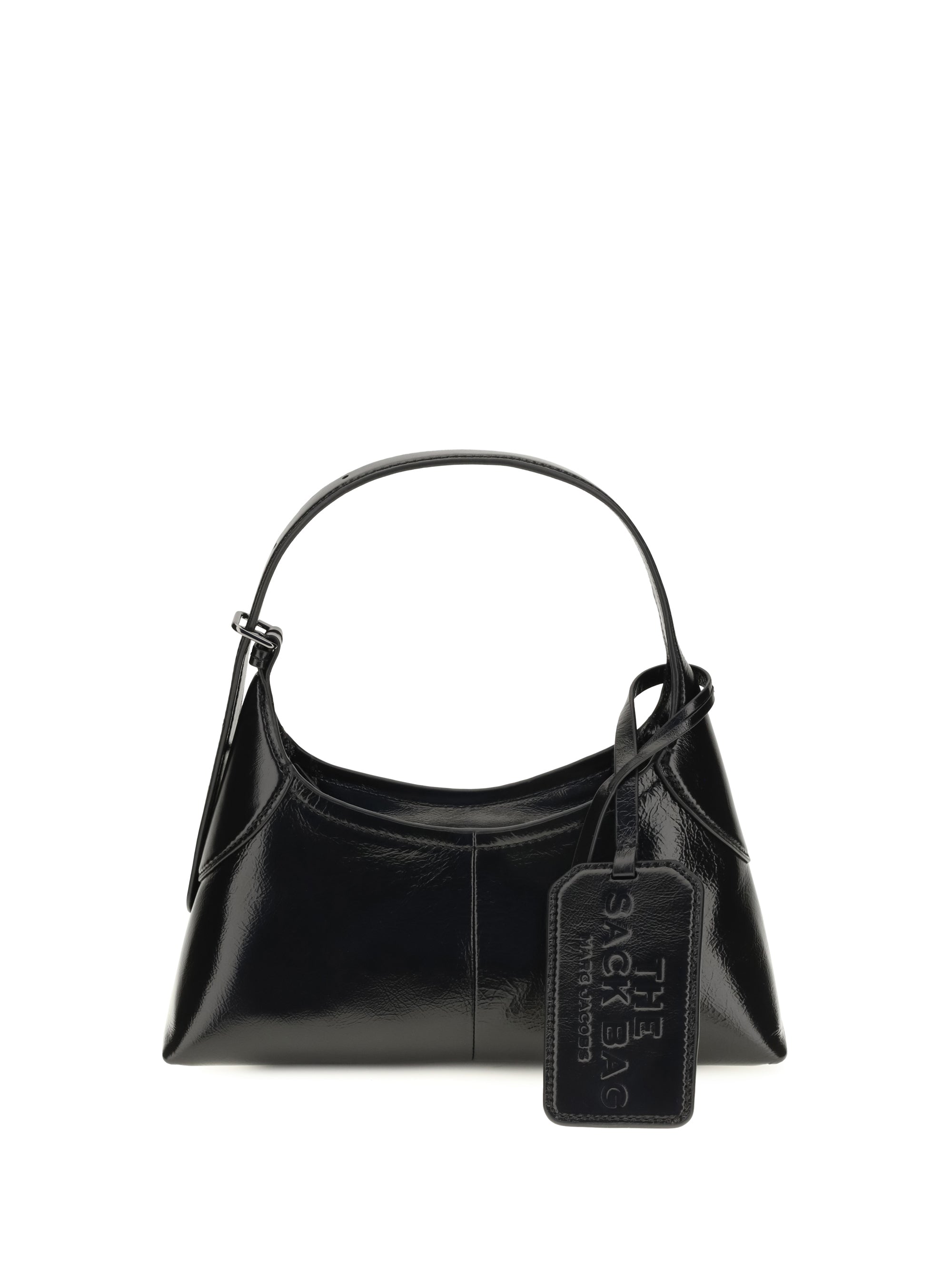 small belted sack shoulder bag