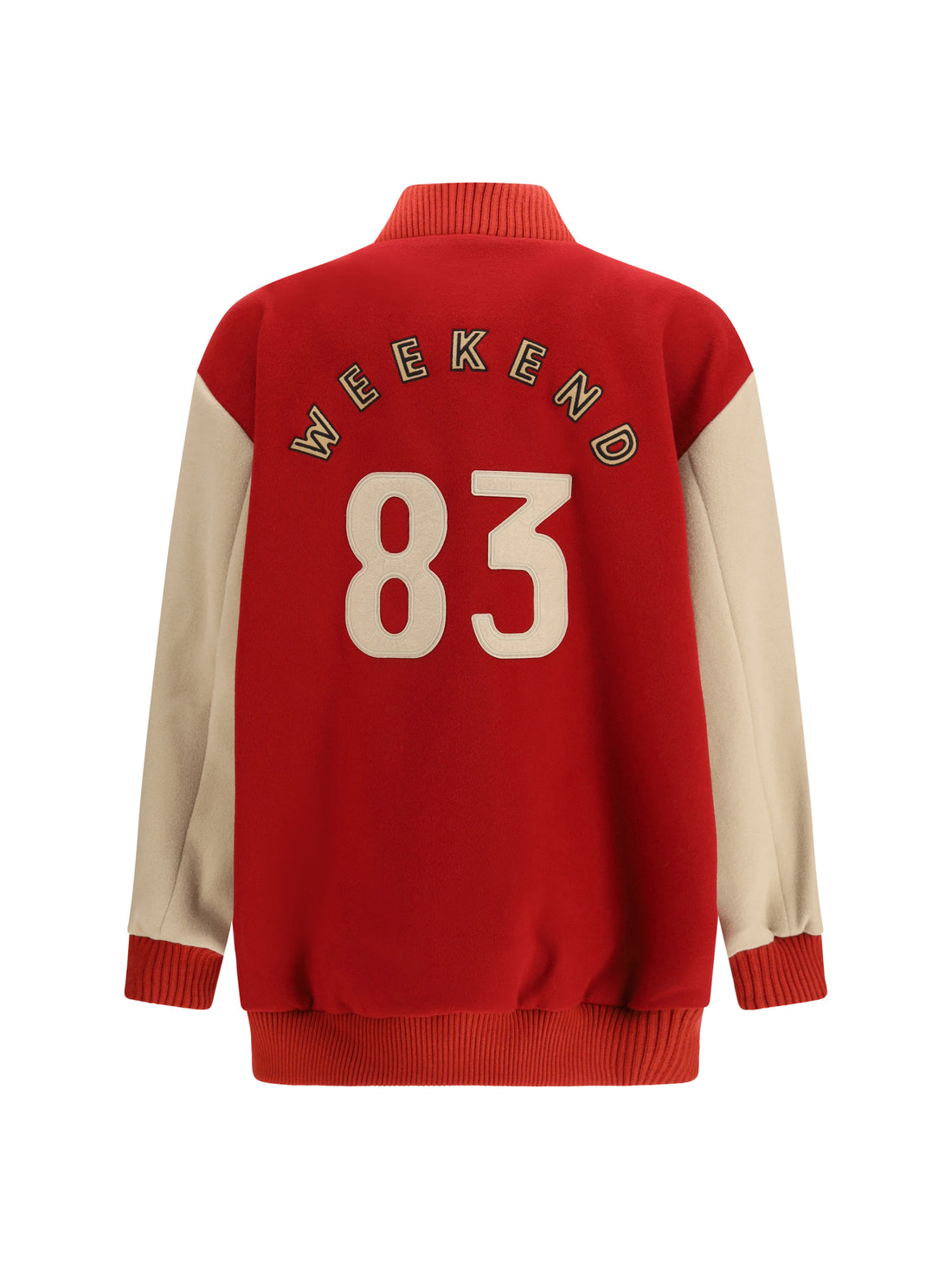 MAX MARA WEEKEND 40 oversized bomber in double wool