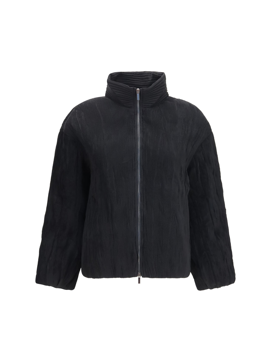 GONGDID DESIGN OS jacket short padded jacket with striped fabric