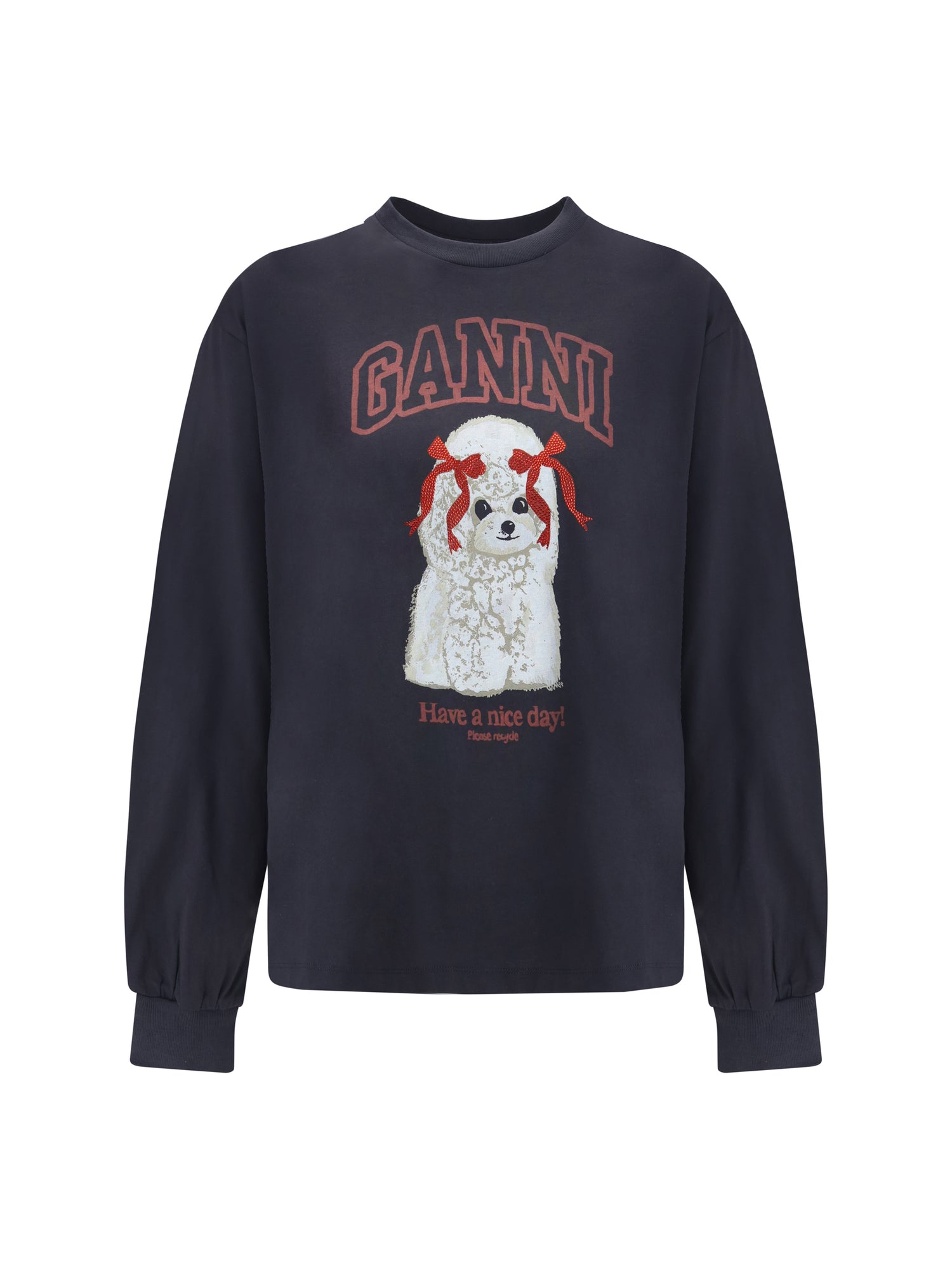 GANNI L poodle longsleeve