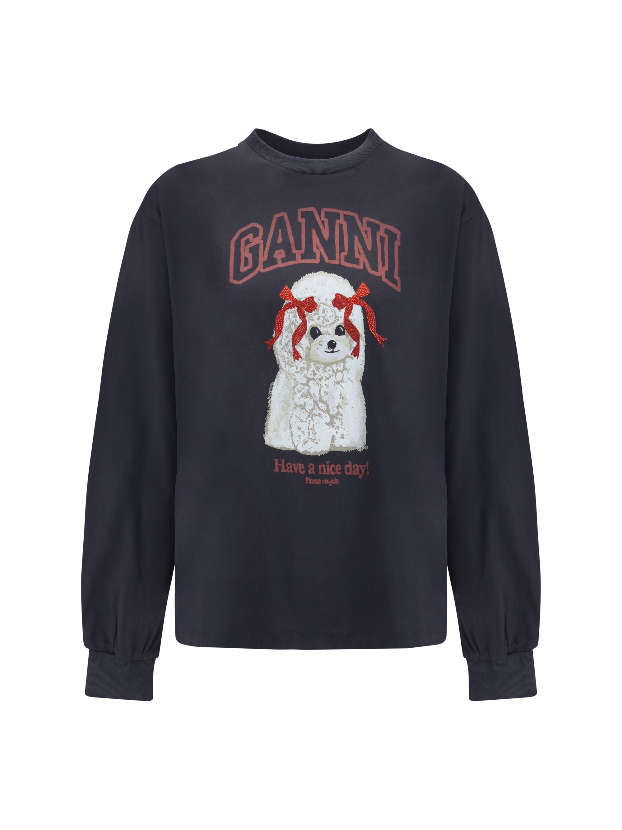 GANNI L poodle longsleeve