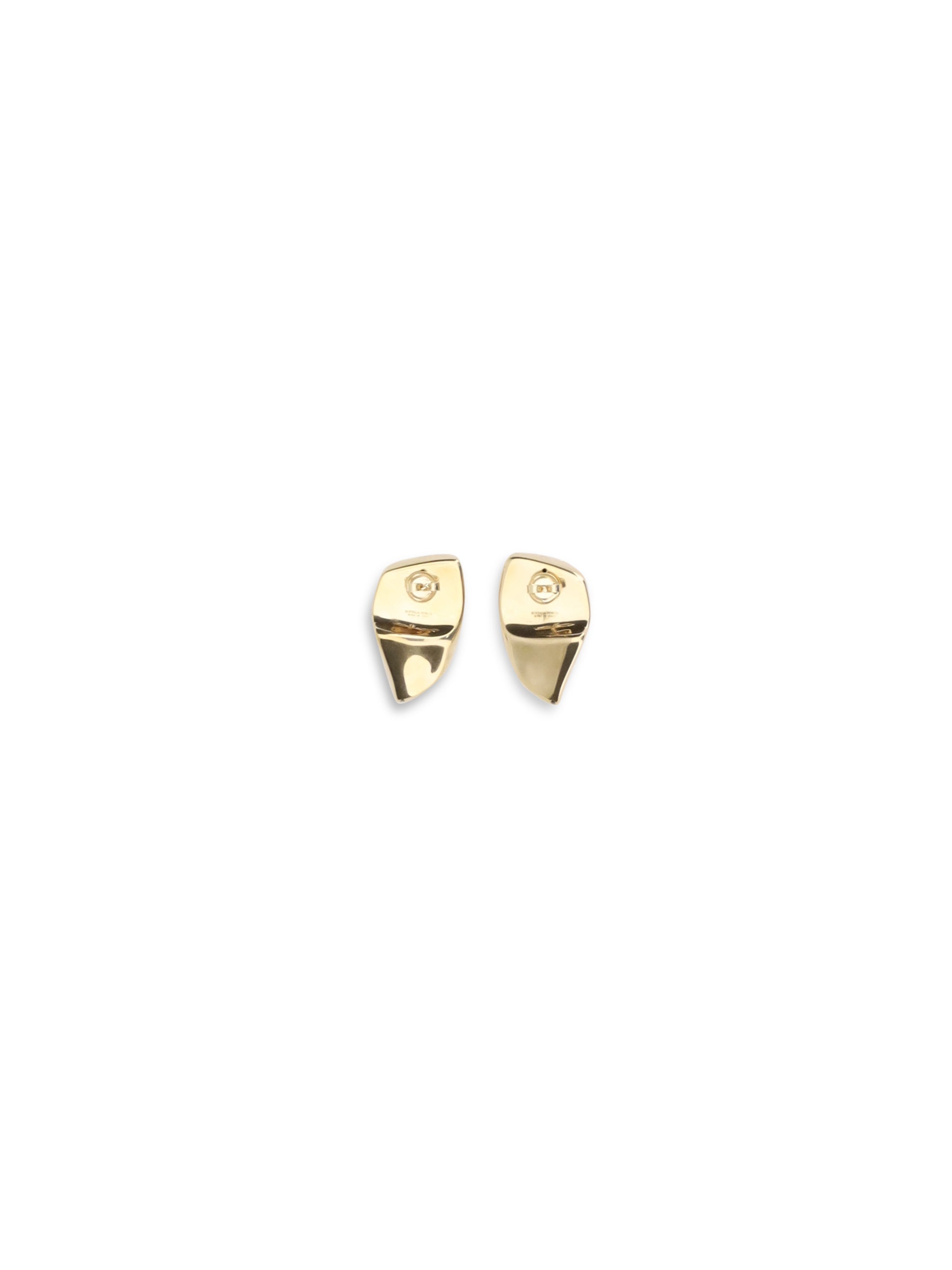 geometric gold earrings