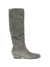 high suede boots