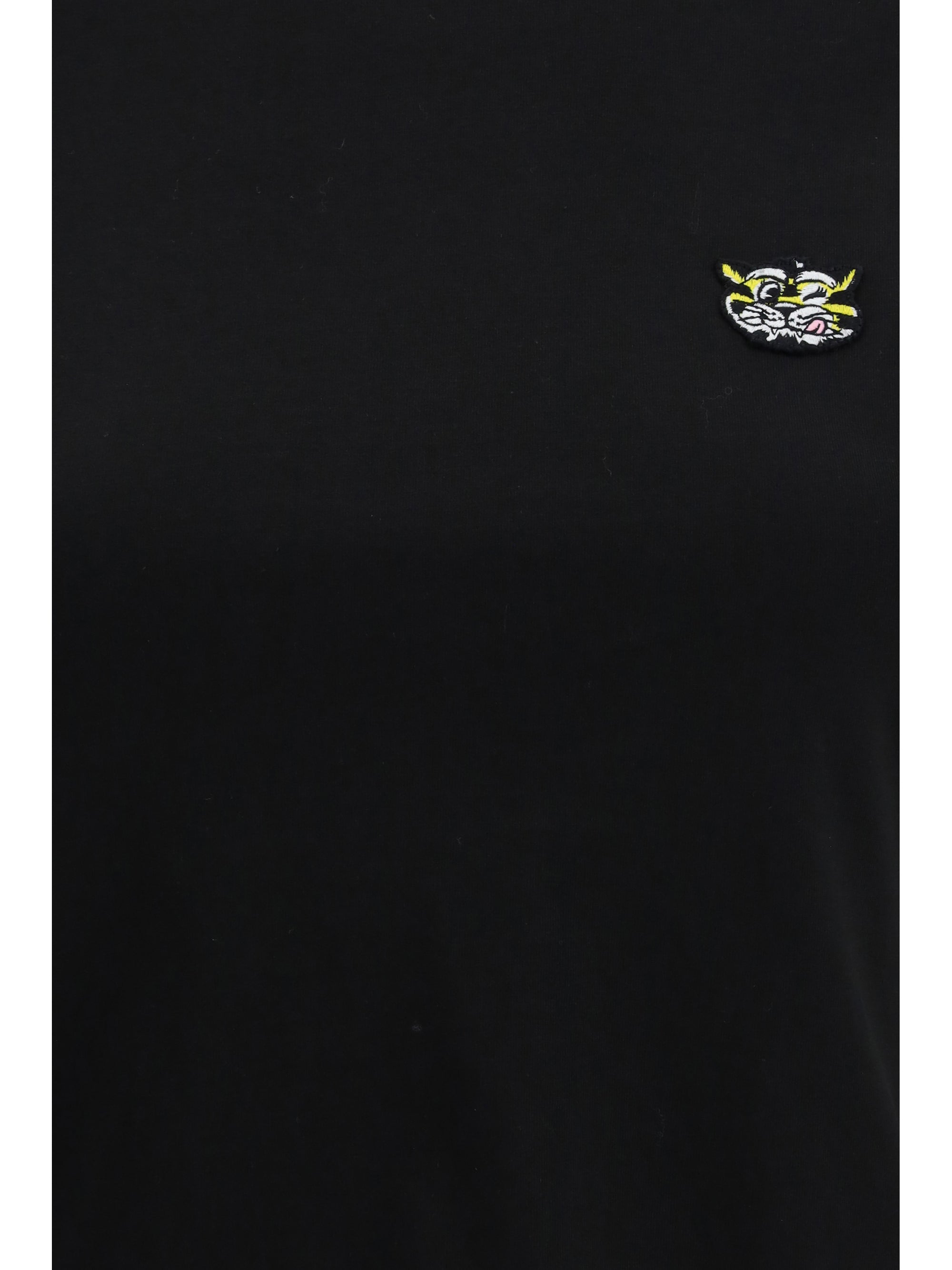 cotton t-shirt with the embroidered “wild tiger”