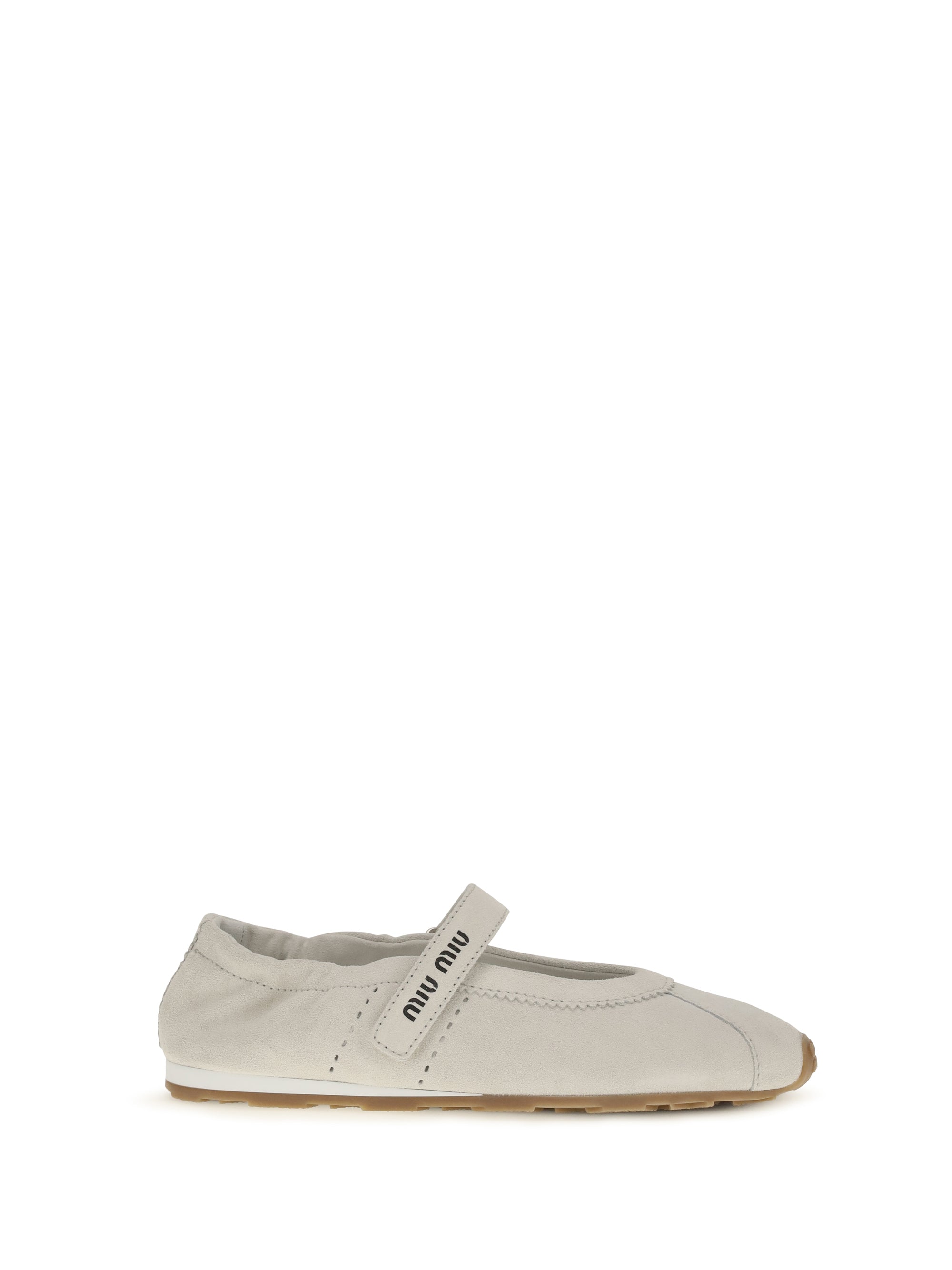 plume suede ballerinas