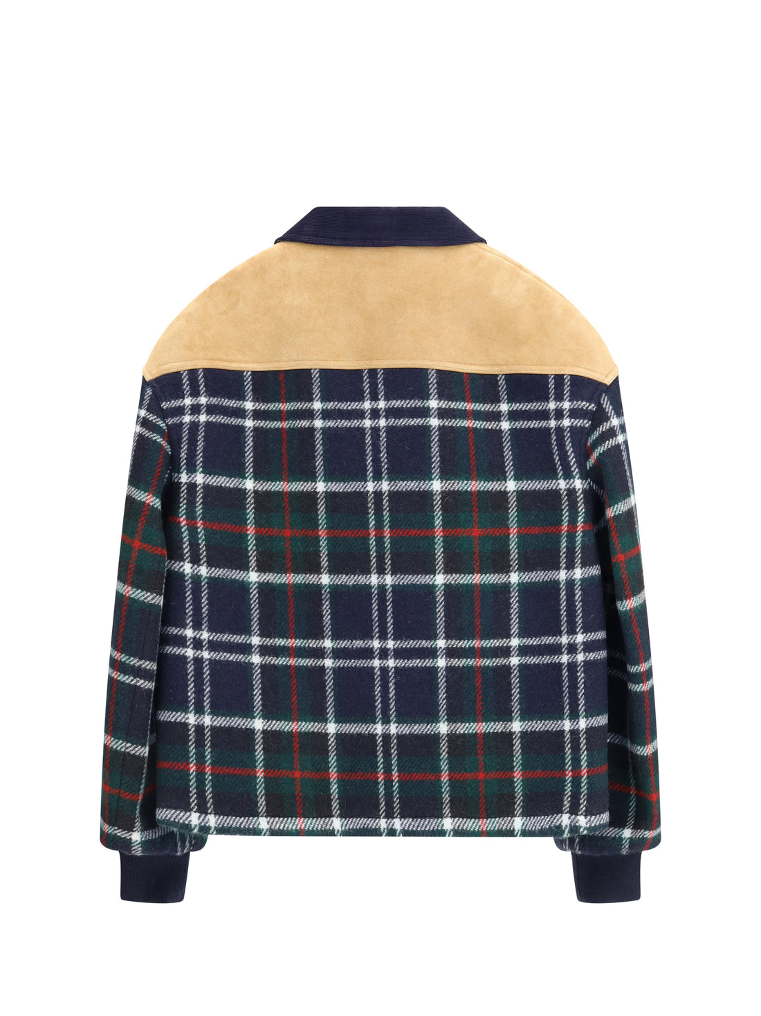 CELINE 36 blouson triomphe yoke suede